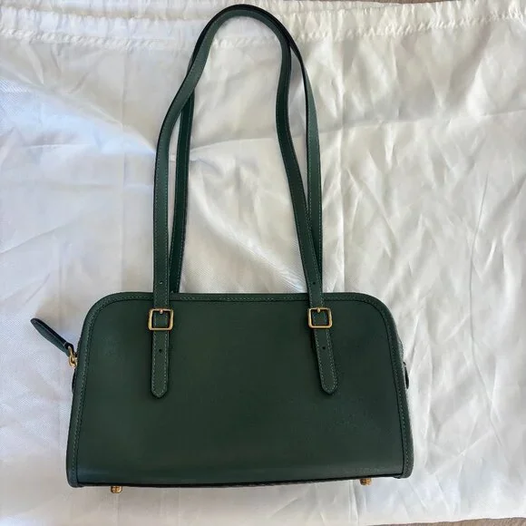 COACH Swing Zip Bag in Hunter Green - Picture 7 of 11